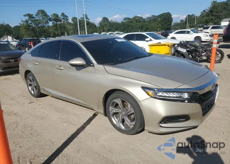 2019 Honda Accord Exl z USA, uszkodzony, nr VIN 1HGCV1F58KA027596